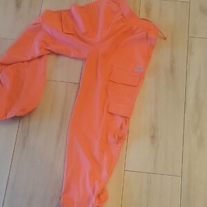 Vibrant Orange Track Pants